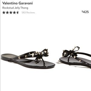 NEW WITH TAGS Valentino Rockstud Jelly Sandal